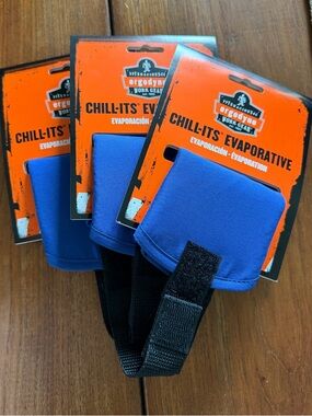 3 New - Chill-Its 6715 Hard Hat Cooling Top Inserts